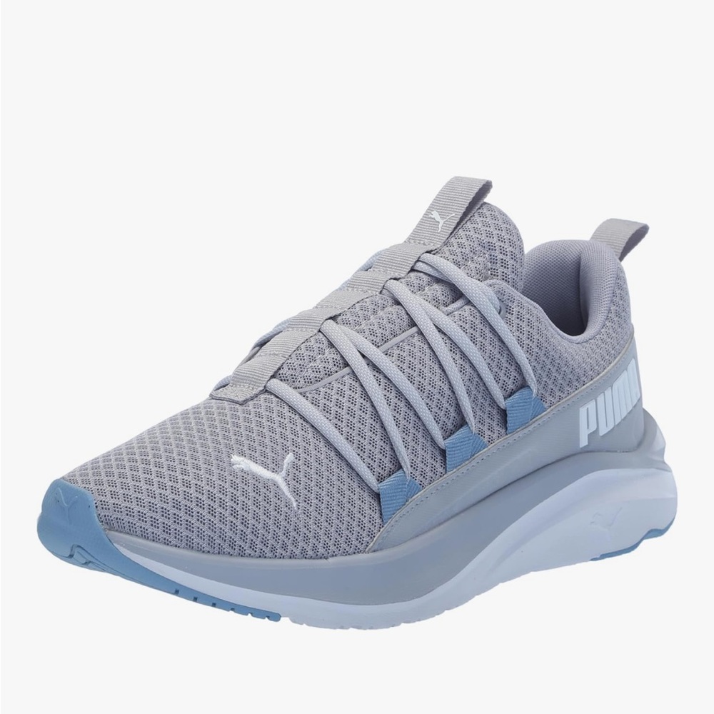 Puma Mens Softride One4all Cross Trainer, Gray Fog-Puma Mens White-Zen Blue, 8.5
